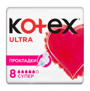 Прокладки Kotex Ultra супер 8шт