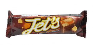 Батончик Jets с печеньем и мягкой карамелью 42г