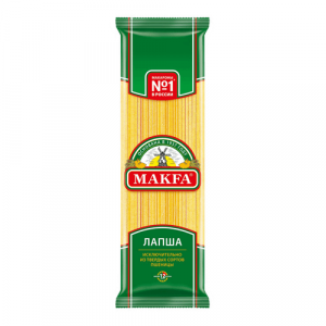 Лапша длинная Макфа 450г