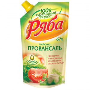 Майонез "Провансаль" 67% тм "Ряба", 200 г