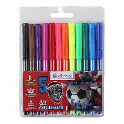 Фломастеры 12цв Attomex смываемые в ассортименте