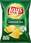 Чипсы Лейс Зеленый лук 80г