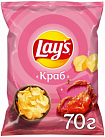 Чипсы Лейс Краб 70гр