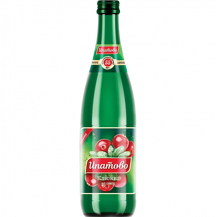 Лимонад Ипатово Клюква на снегу  газ 1,25л