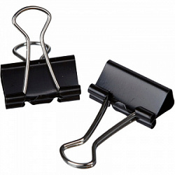 Зажимы для бумаг Клерк 32мм 1 шт