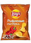 Чипсы Лейс рифленые Паприка 225гр