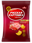 Чипсы Русская картошка картофельные со вкусом бекона 50 гр.